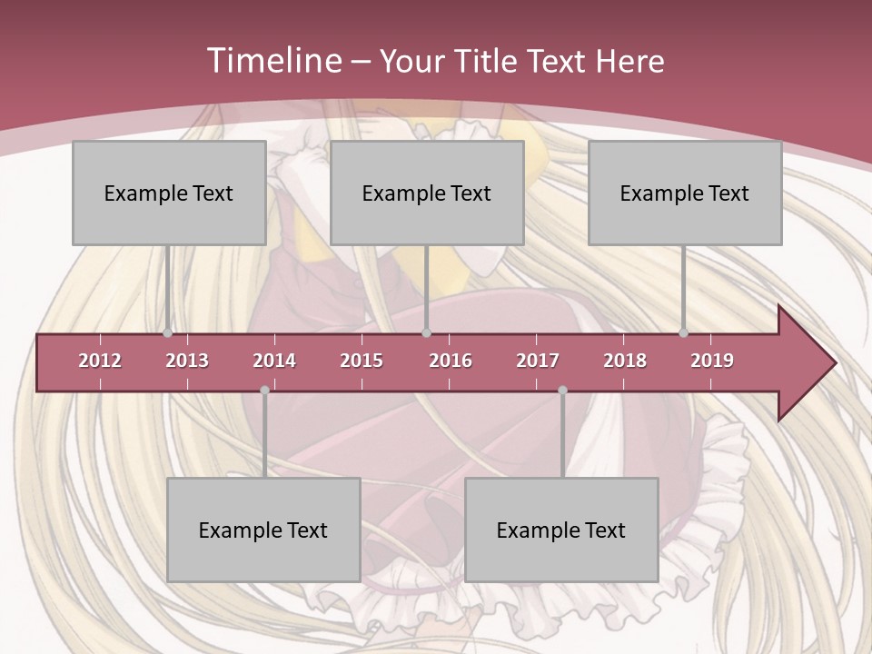 A Girl With Long Hair Is Sitting On The Ground PowerPoint Template