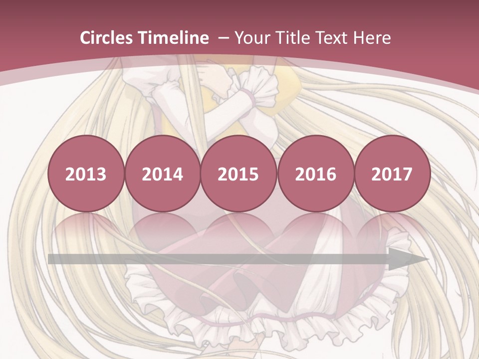 A Girl With Long Hair Is Sitting On The Ground PowerPoint Template