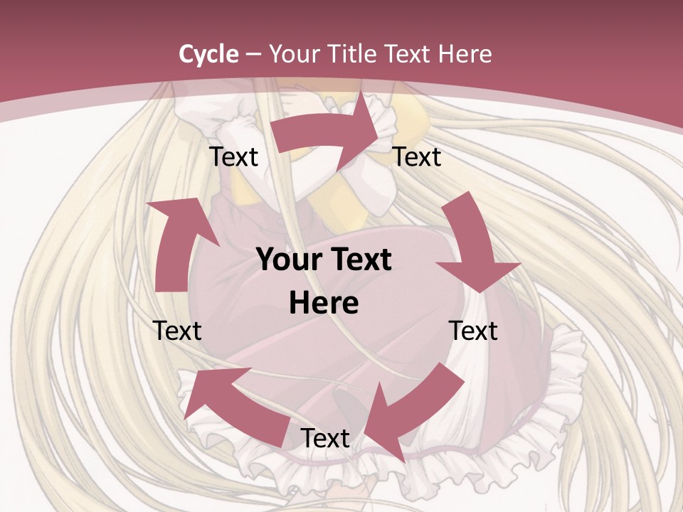 A Girl With Long Hair Is Sitting On The Ground PowerPoint Template