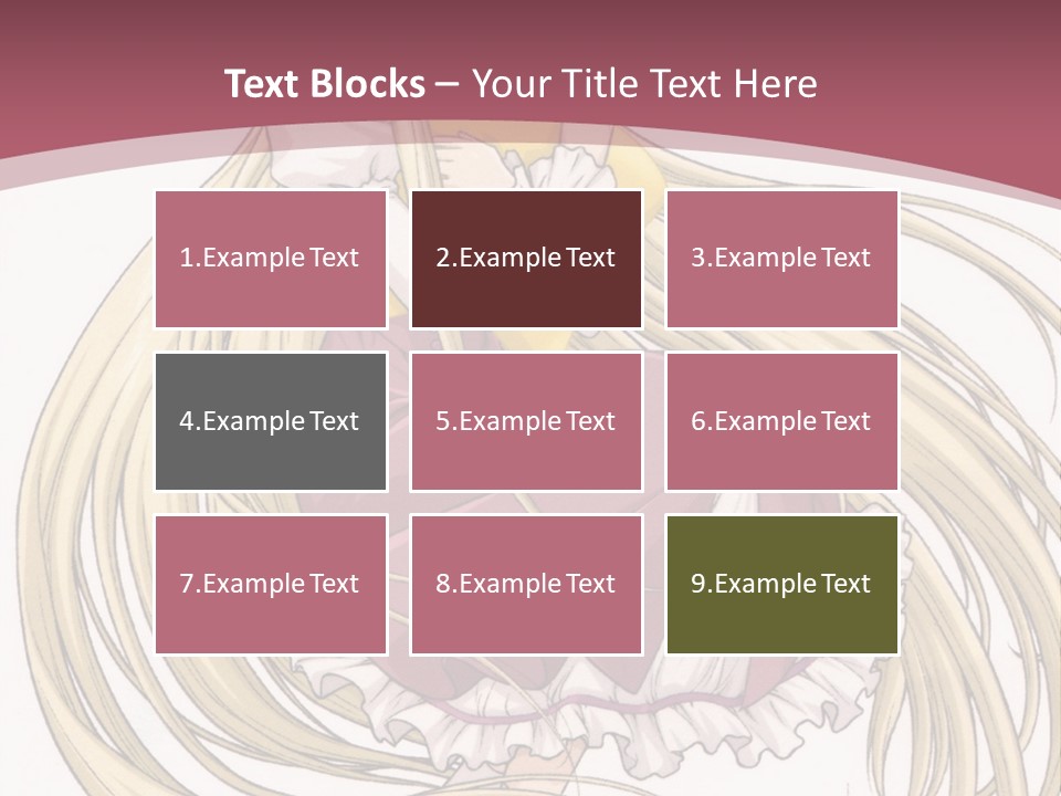 A Girl With Long Hair Is Sitting On The Ground PowerPoint Template