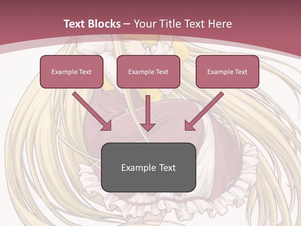 A Girl With Long Hair Is Sitting On The Ground PowerPoint Template