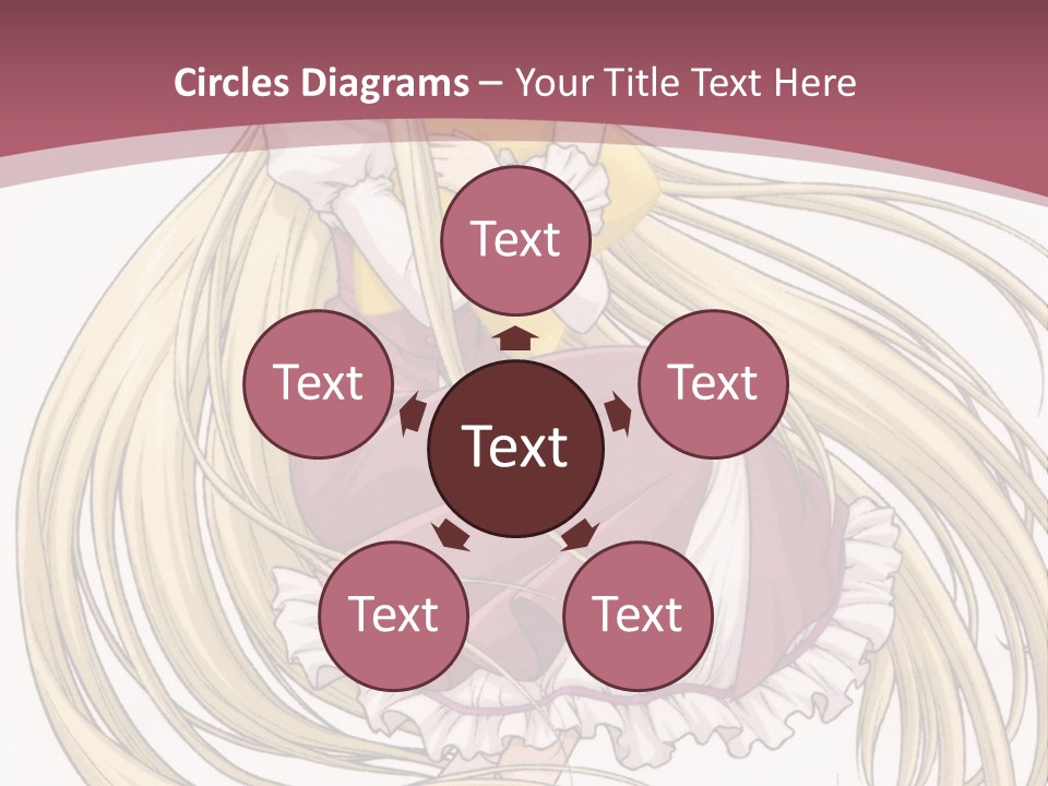 A Girl With Long Hair Is Sitting On The Ground PowerPoint Template