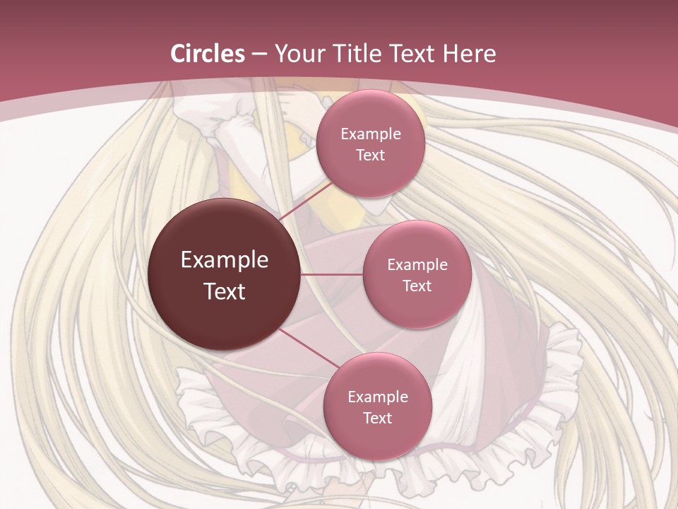 A Girl With Long Hair Is Sitting On The Ground PowerPoint Template