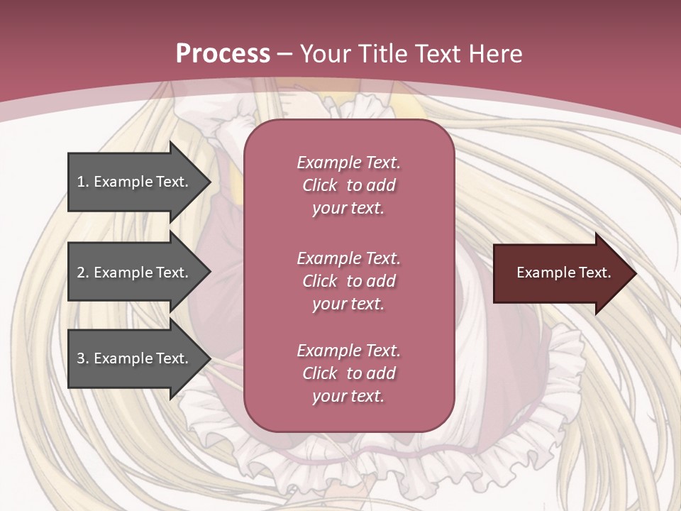 A Girl With Long Hair Is Sitting On The Ground PowerPoint Template