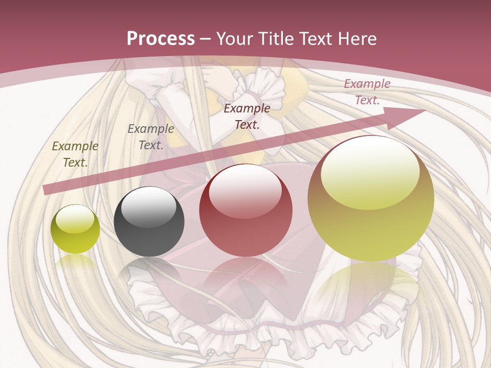 A Girl With Long Hair Is Sitting On The Ground PowerPoint Template