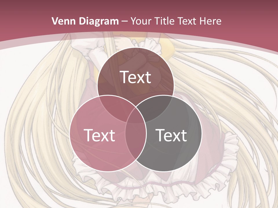 A Girl With Long Hair Is Sitting On The Ground PowerPoint Template