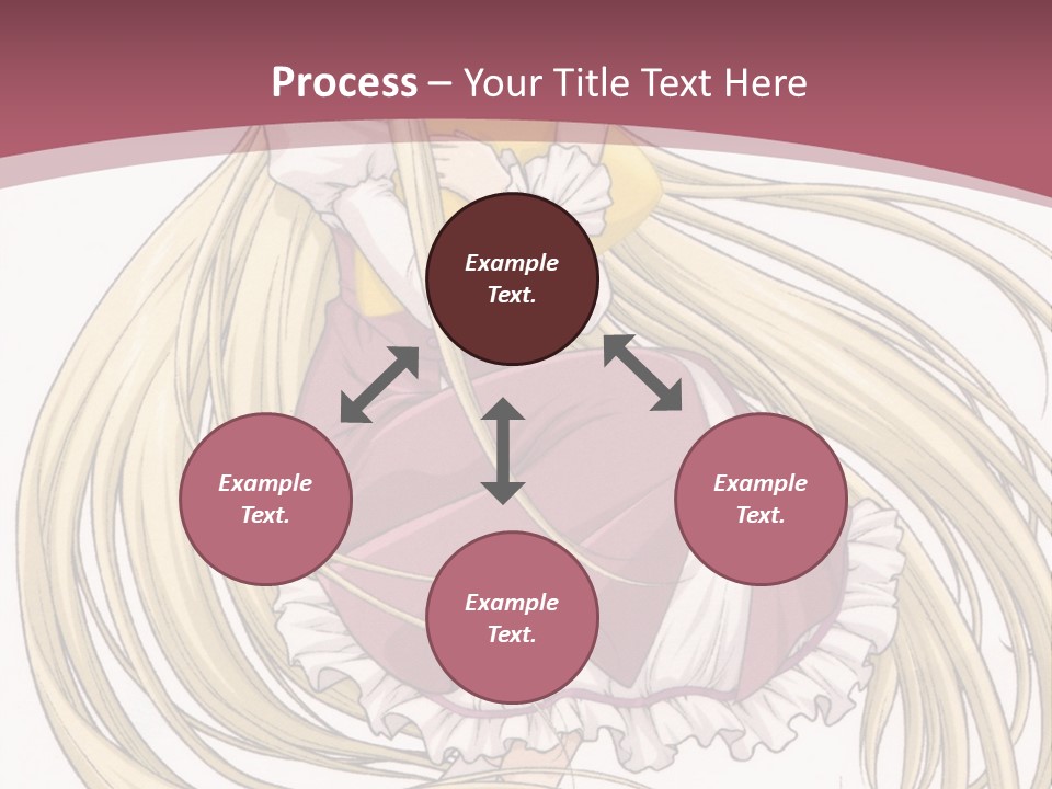 A Girl With Long Hair Is Sitting On The Ground PowerPoint Template