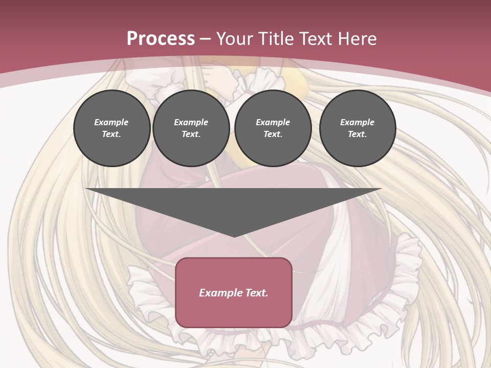 A Girl With Long Hair Is Sitting On The Ground PowerPoint Template