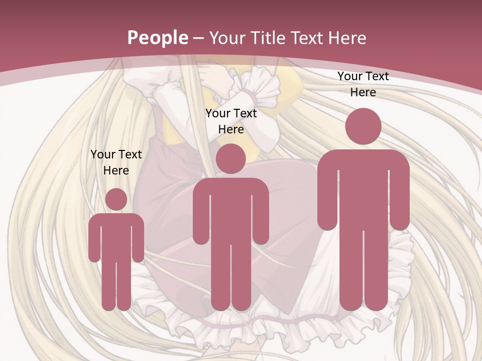 A Girl With Long Hair Is Sitting On The Ground PowerPoint Template