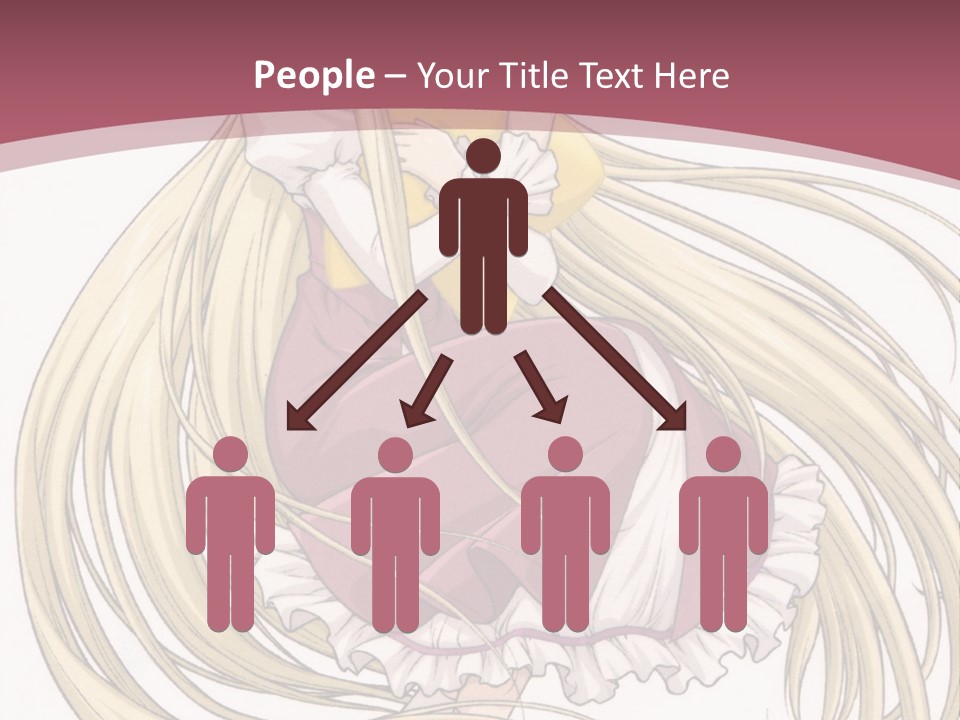 A Girl With Long Hair Is Sitting On The Ground PowerPoint Template