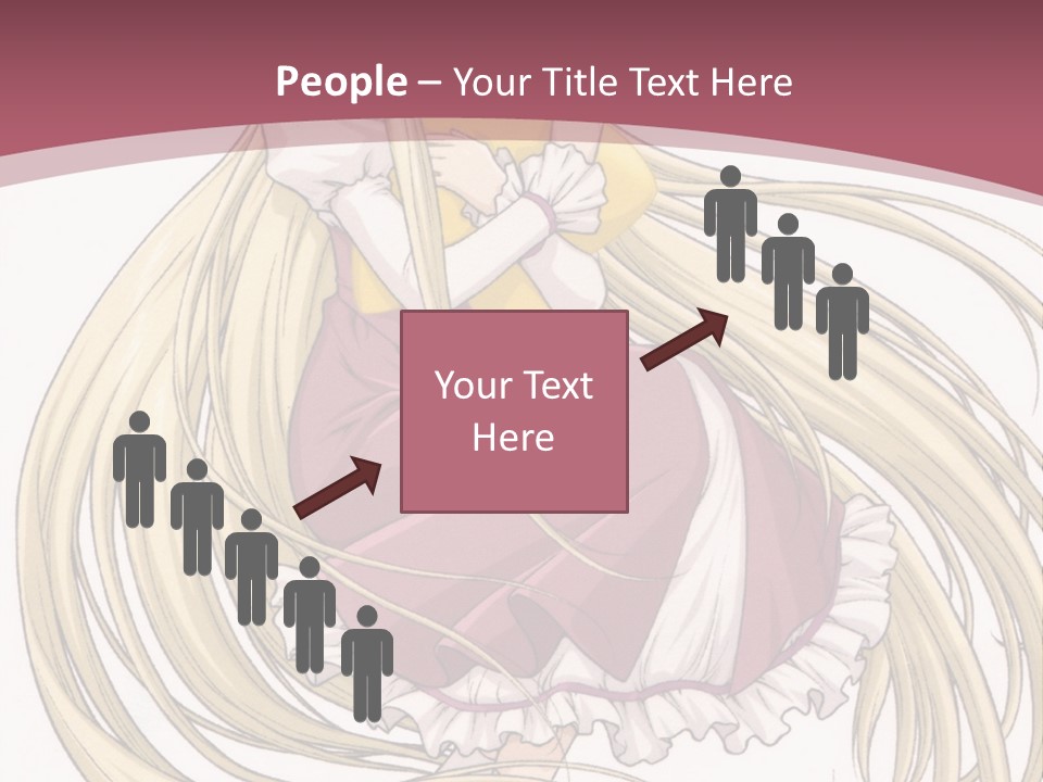 A Girl With Long Hair Is Sitting On The Ground PowerPoint Template