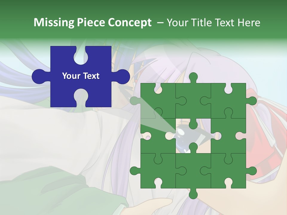 A Couple Of Anime Girls Hugging Each Other PowerPoint Template