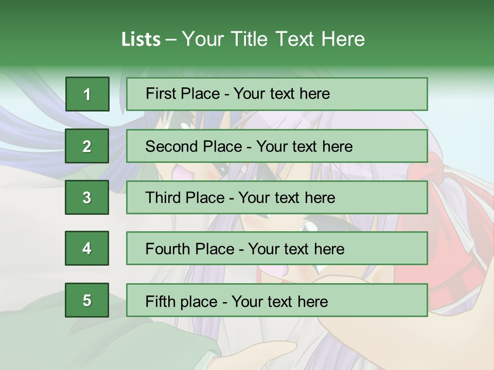 A Couple Of Anime Girls Hugging Each Other PowerPoint Template