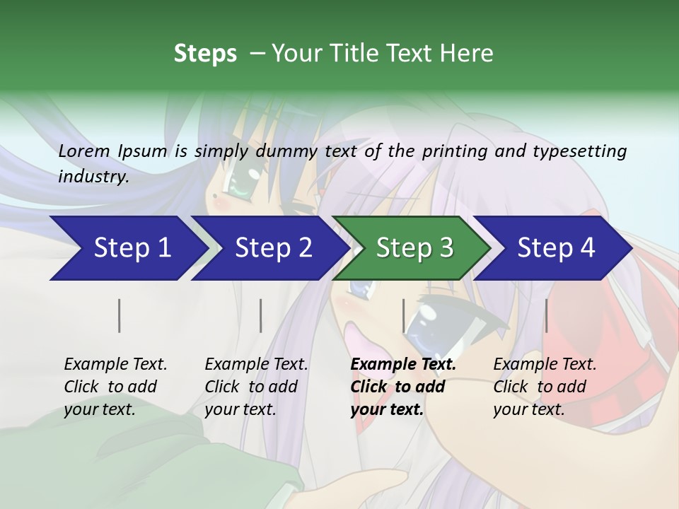 A Couple Of Anime Girls Hugging Each Other PowerPoint Template