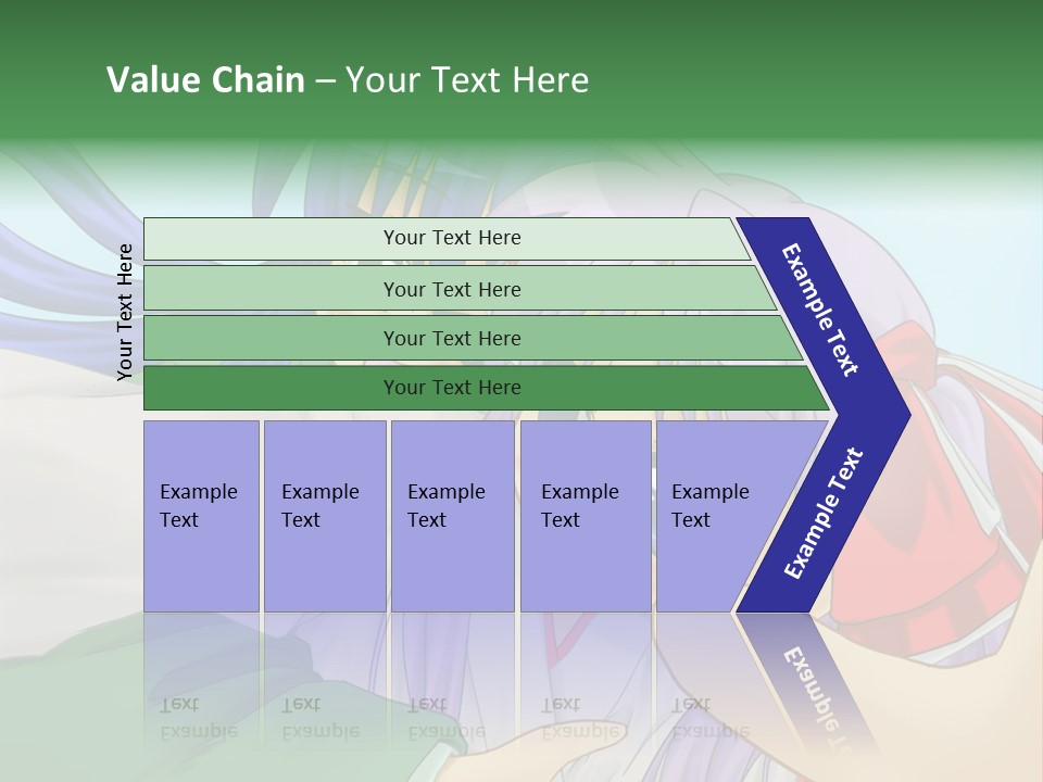 A Couple Of Anime Girls Hugging Each Other PowerPoint Template