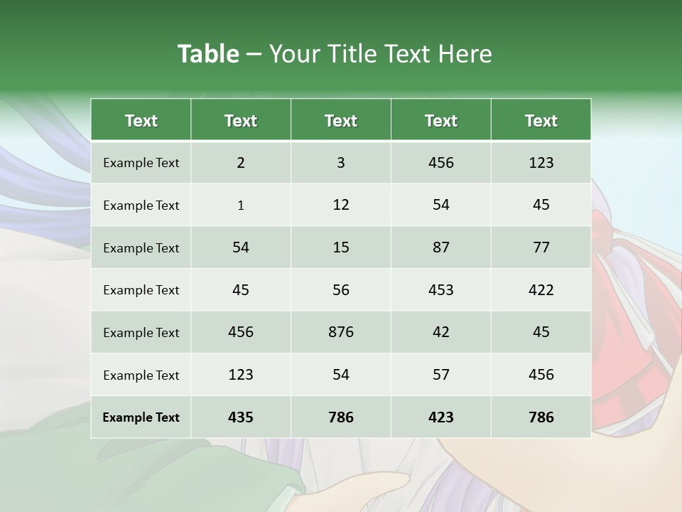 A Couple Of Anime Girls Hugging Each Other PowerPoint Template