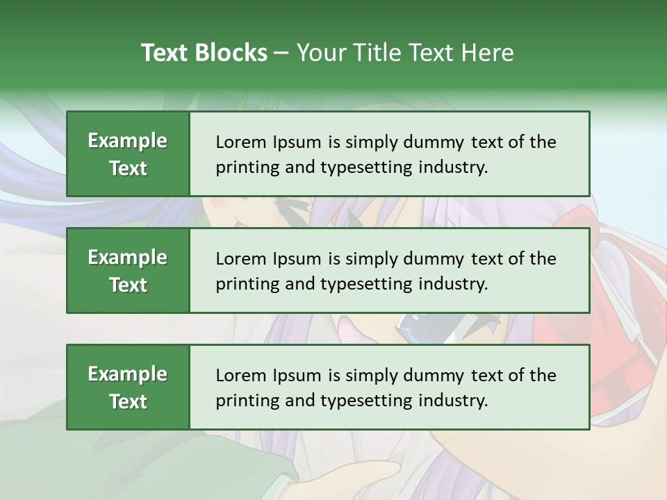 A Couple Of Anime Girls Hugging Each Other PowerPoint Template