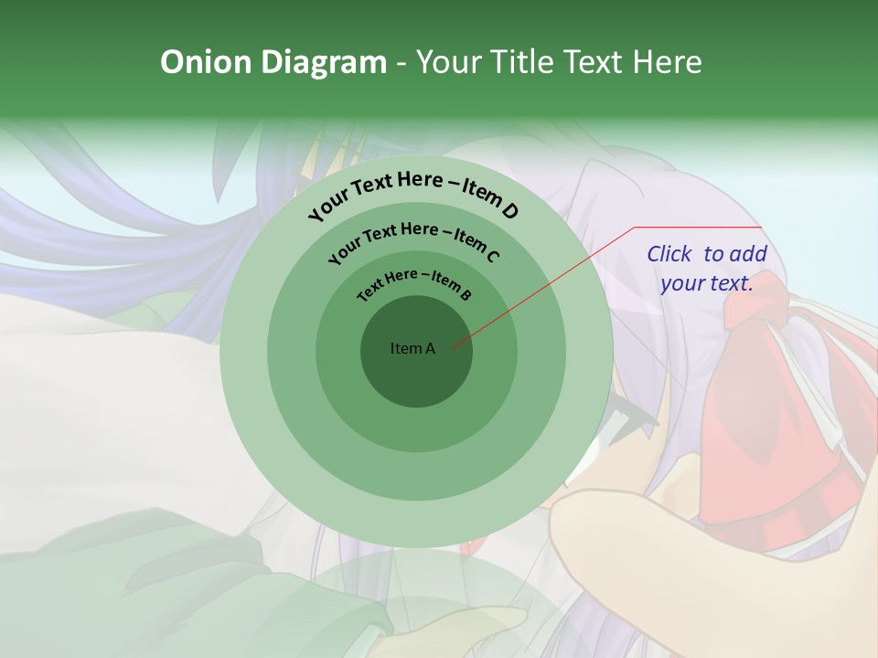 A Couple Of Anime Girls Hugging Each Other PowerPoint Template