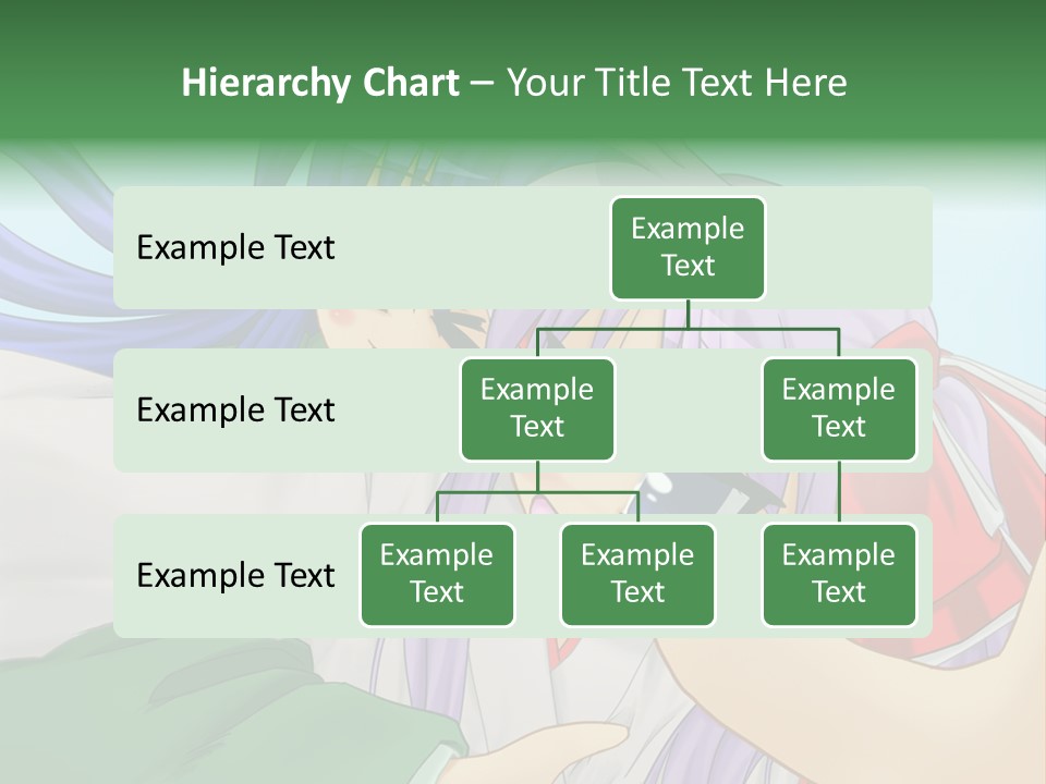 A Couple Of Anime Girls Hugging Each Other PowerPoint Template
