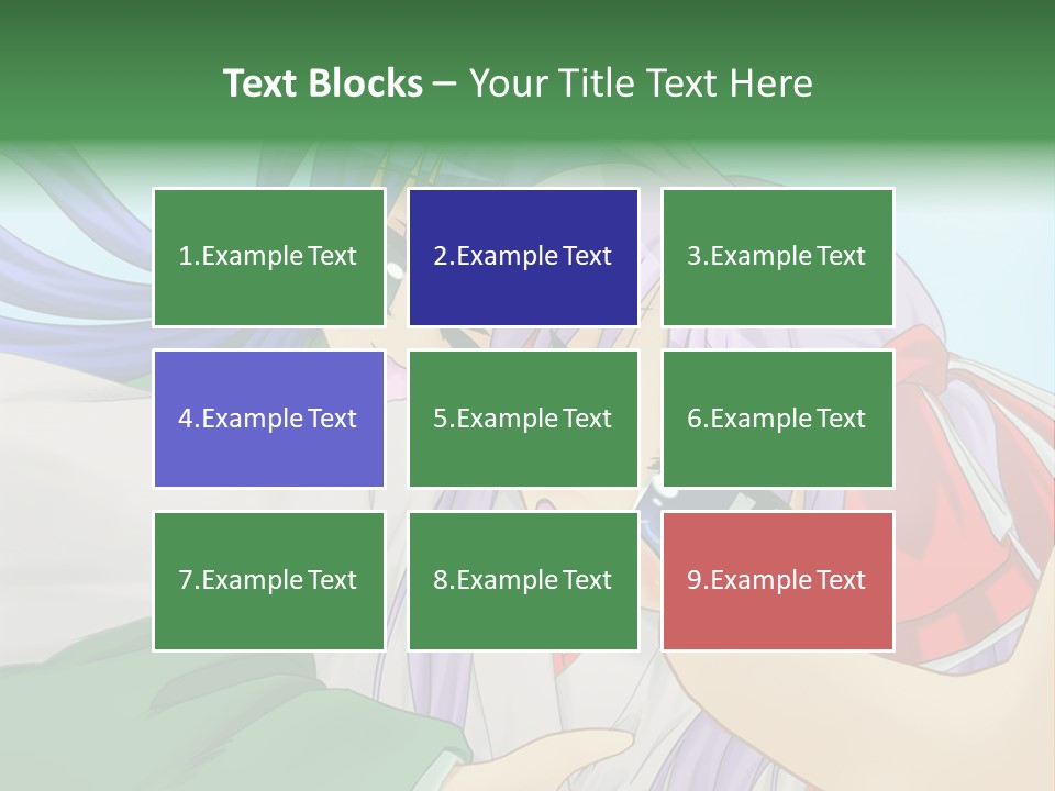 A Couple Of Anime Girls Hugging Each Other PowerPoint Template