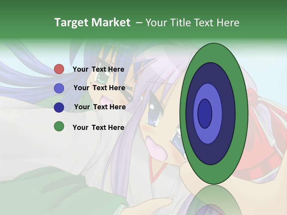 A Couple Of Anime Girls Hugging Each Other PowerPoint Template