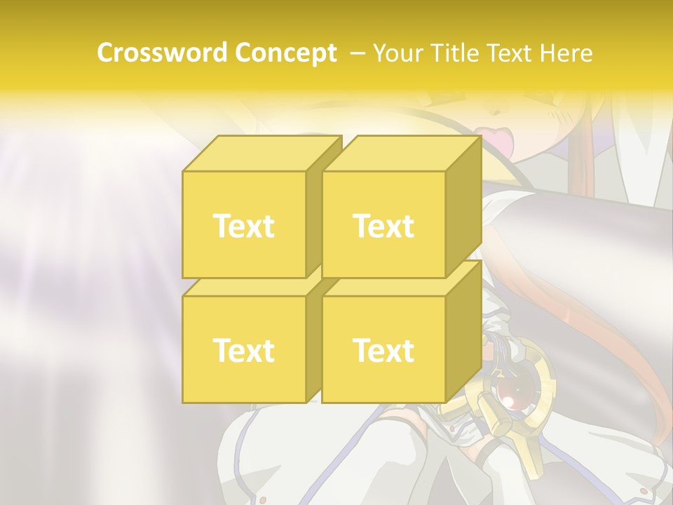 A Anime Character Holding A Sword With The Caption Name Of Presentation Company Name PowerPoint Template