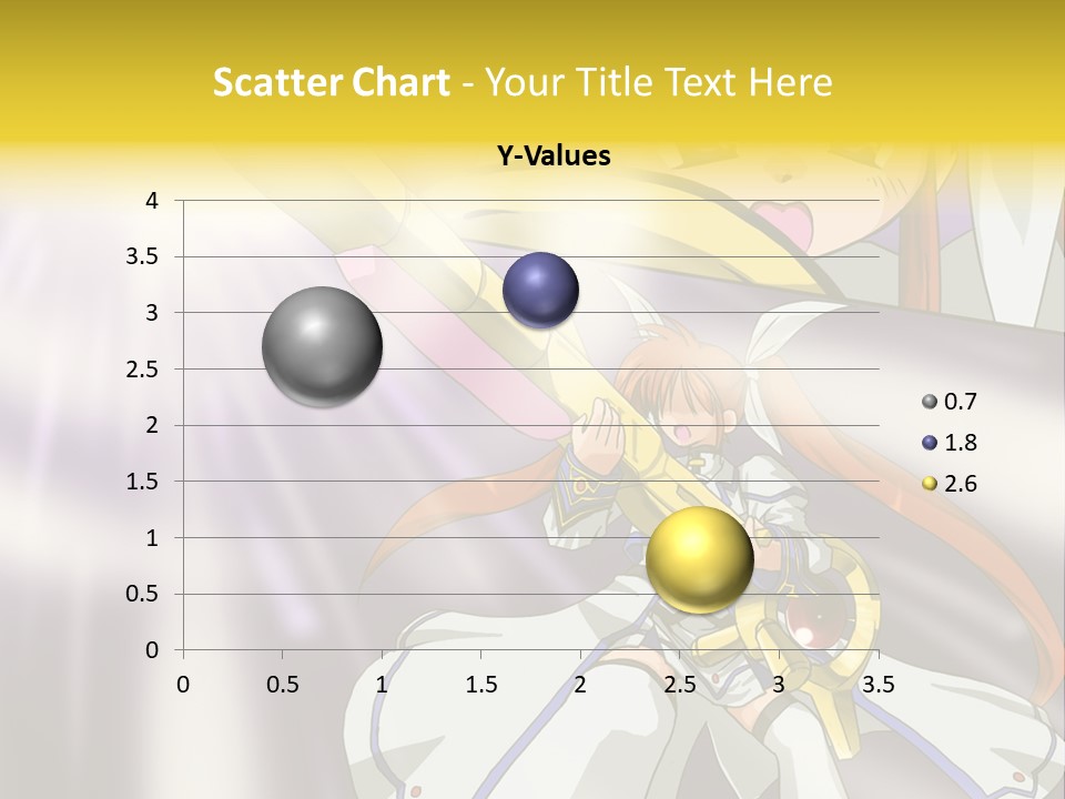 A Anime Character Holding A Sword With The Caption Name Of Presentation Company Name PowerPoint Template