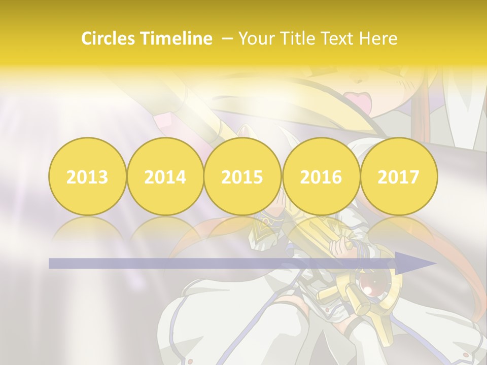 A Anime Character Holding A Sword With The Caption Name Of Presentation Company Name PowerPoint Template