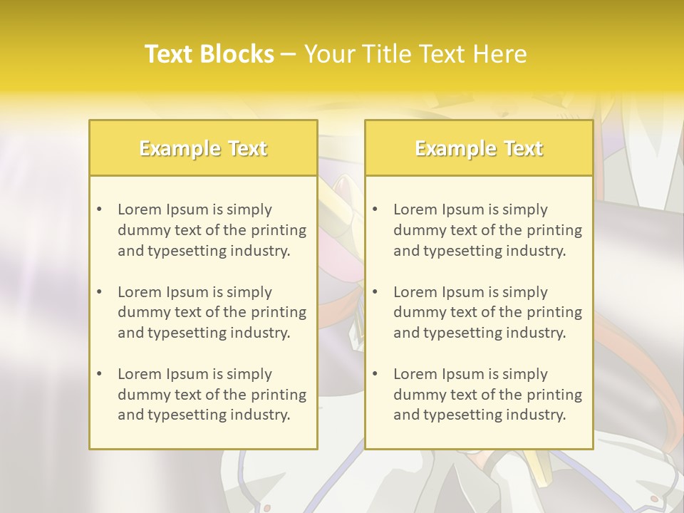 A Anime Character Holding A Sword With The Caption Name Of Presentation Company Name PowerPoint Template