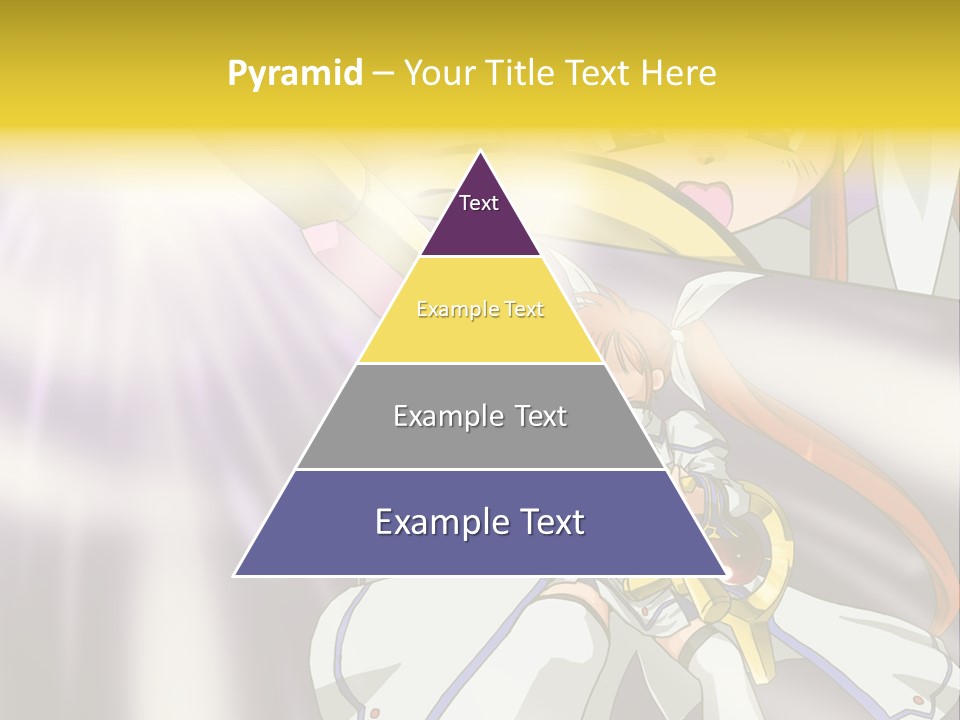 A Anime Character Holding A Sword With The Caption Name Of Presentation Company Name PowerPoint Template