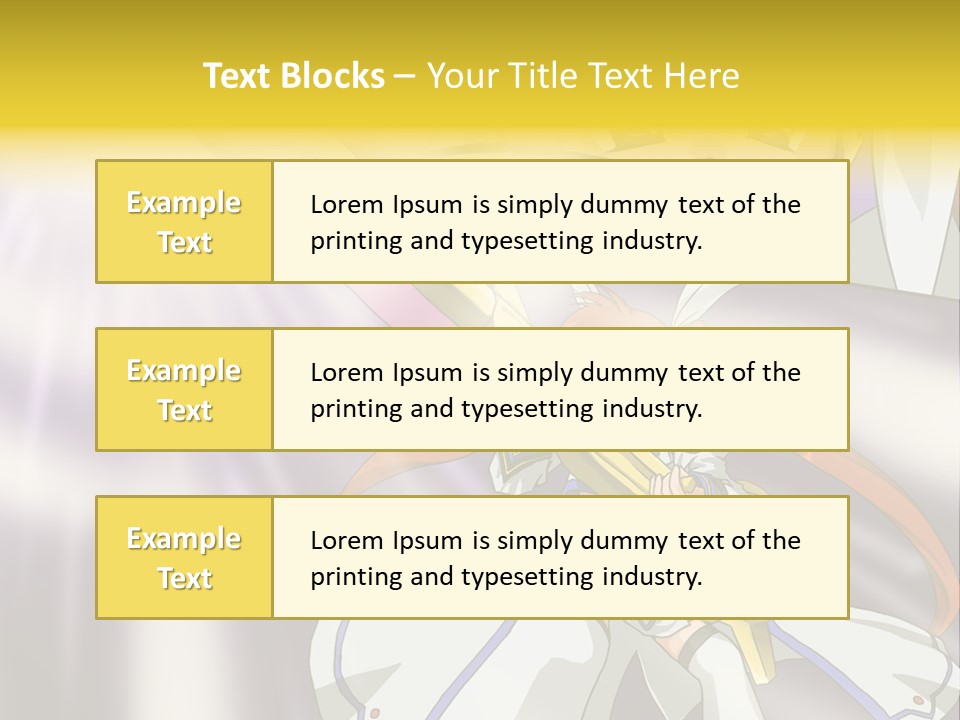 A Anime Character Holding A Sword With The Caption Name Of Presentation Company Name PowerPoint Template