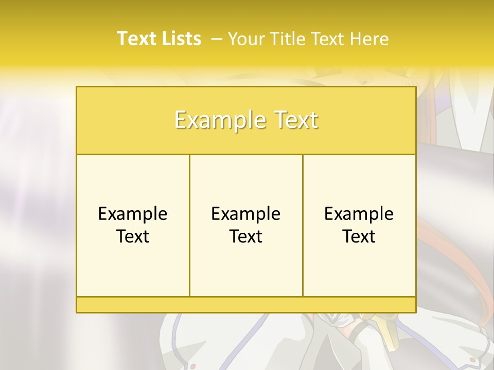 A Anime Character Holding A Sword With The Caption Name Of Presentation Company Name PowerPoint Template