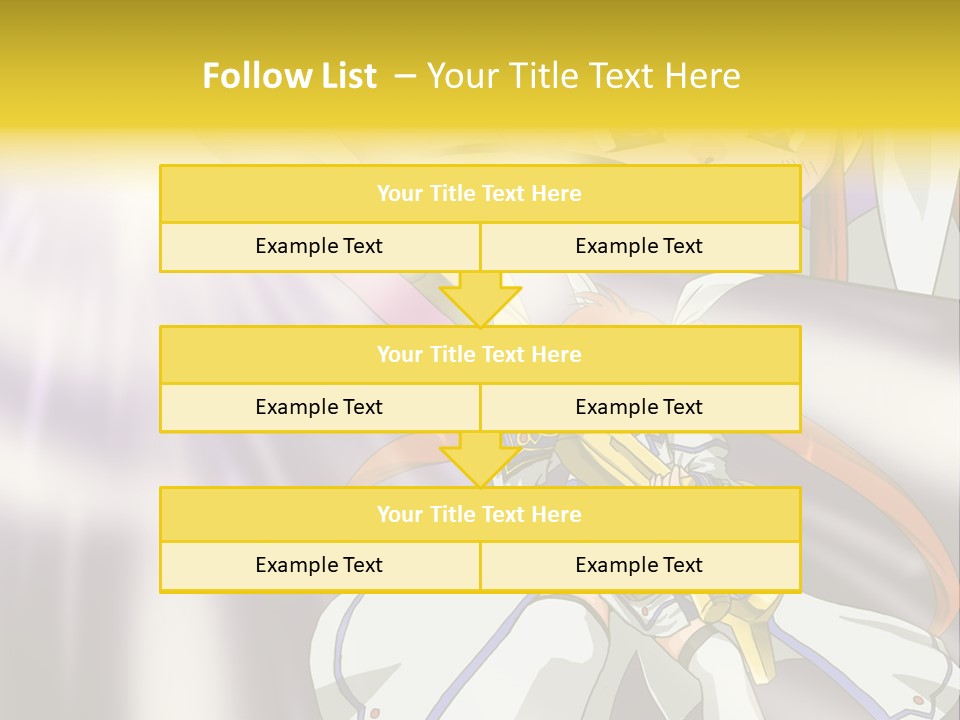 A Anime Character Holding A Sword With The Caption Name Of Presentation Company Name PowerPoint Template