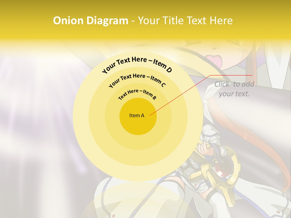 A Anime Character Holding A Sword With The Caption Name Of Presentation Company Name PowerPoint Template