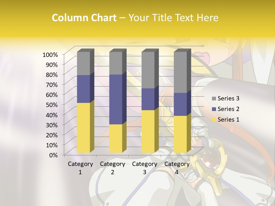 A Anime Character Holding A Sword With The Caption Name Of Presentation Company Name PowerPoint Template