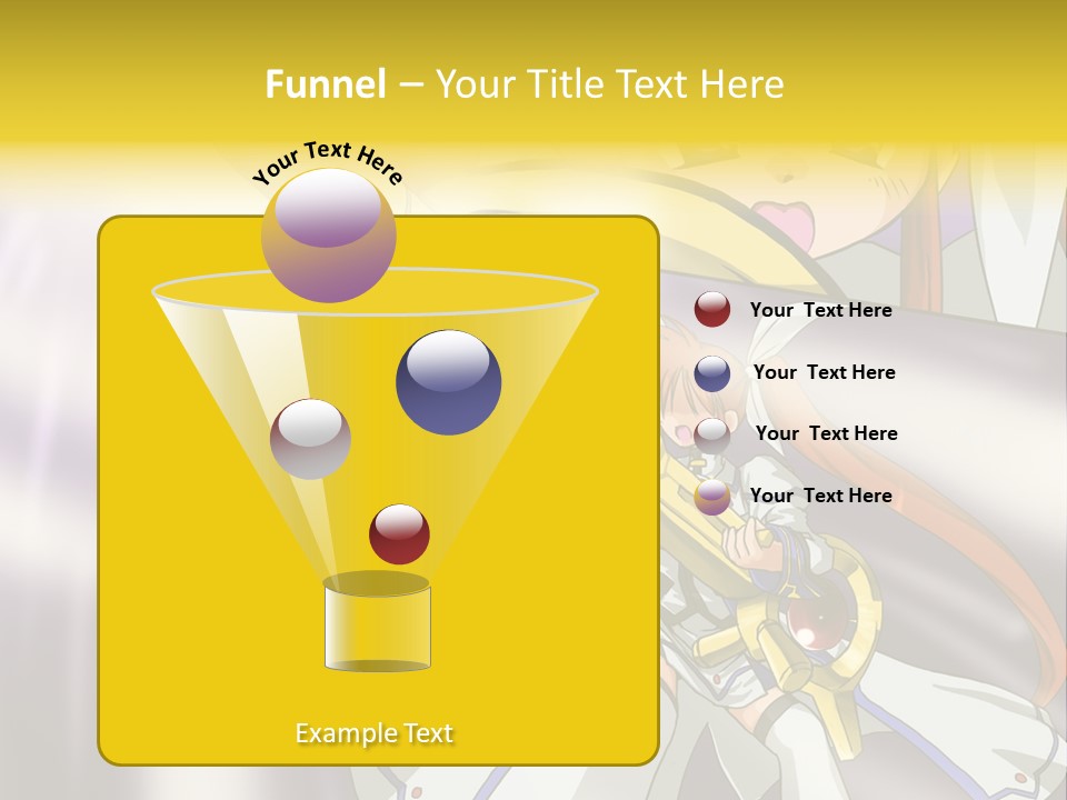 A Anime Character Holding A Sword With The Caption Name Of Presentation Company Name PowerPoint Template