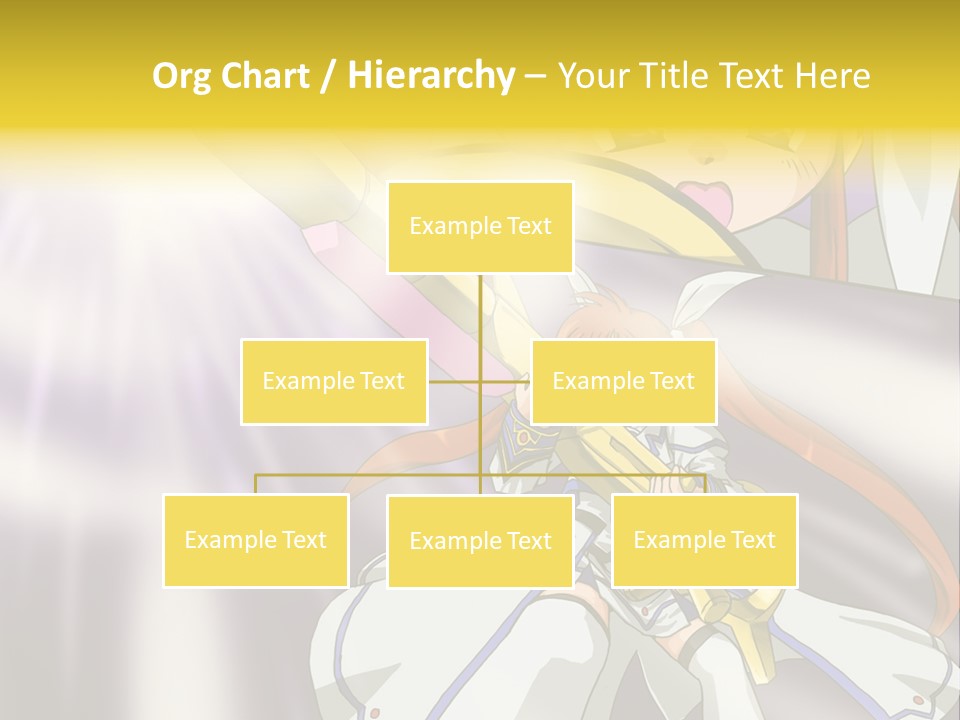 A Anime Character Holding A Sword With The Caption Name Of Presentation Company Name PowerPoint Template