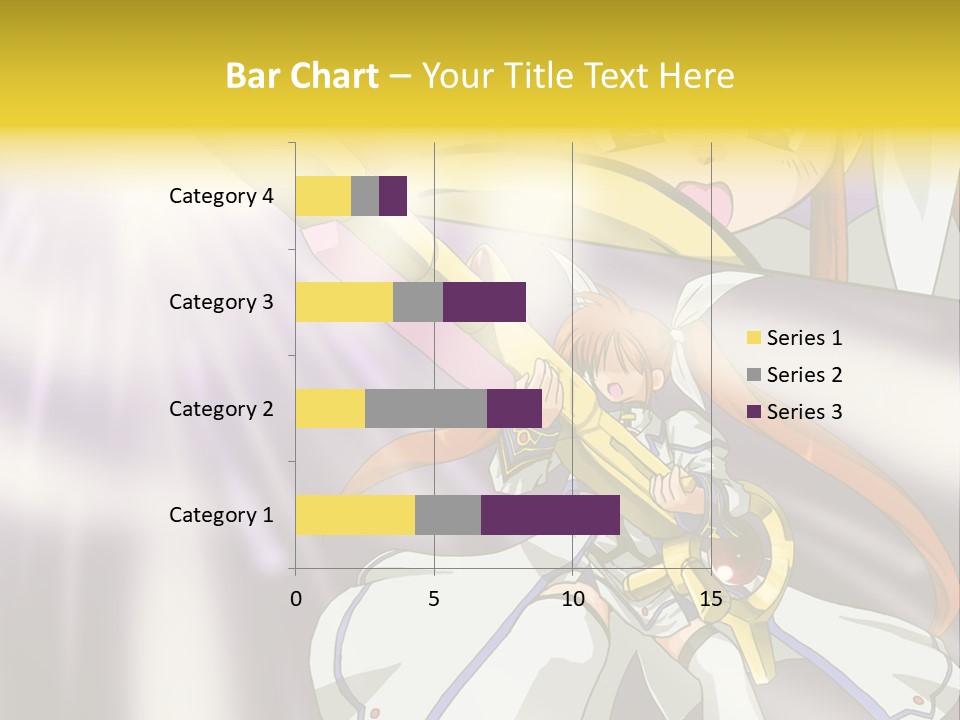 A Anime Character Holding A Sword With The Caption Name Of Presentation Company Name PowerPoint Template