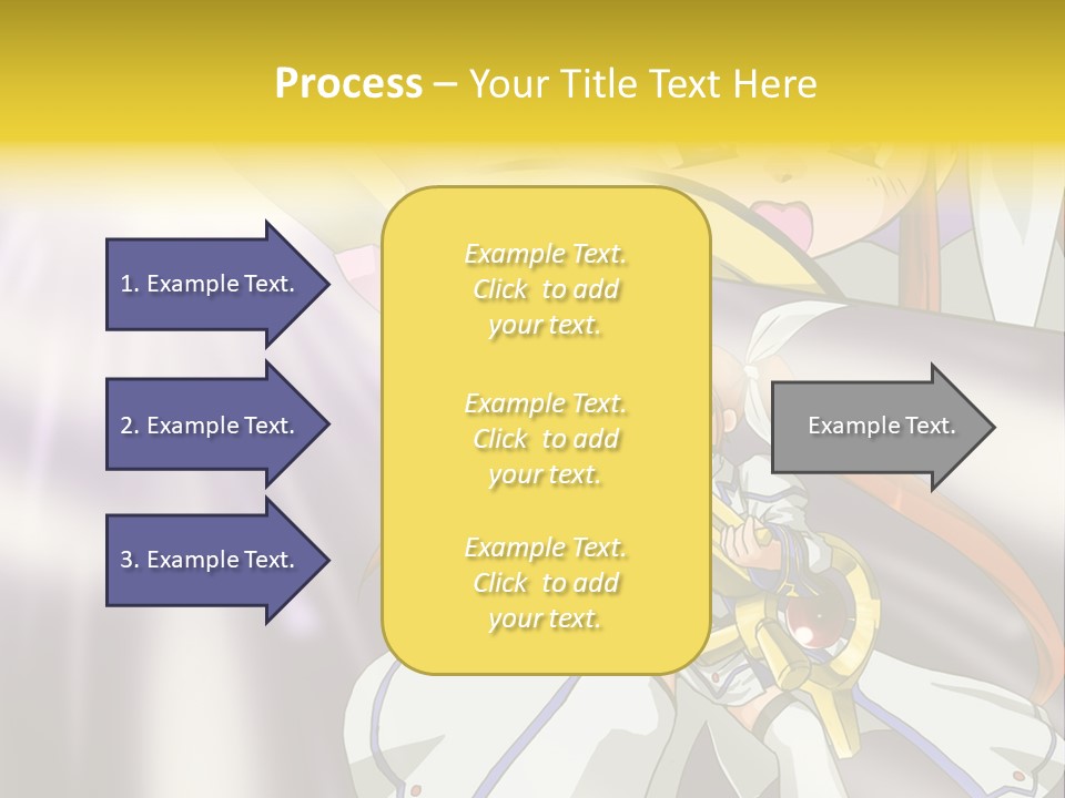 A Anime Character Holding A Sword With The Caption Name Of Presentation Company Name PowerPoint Template