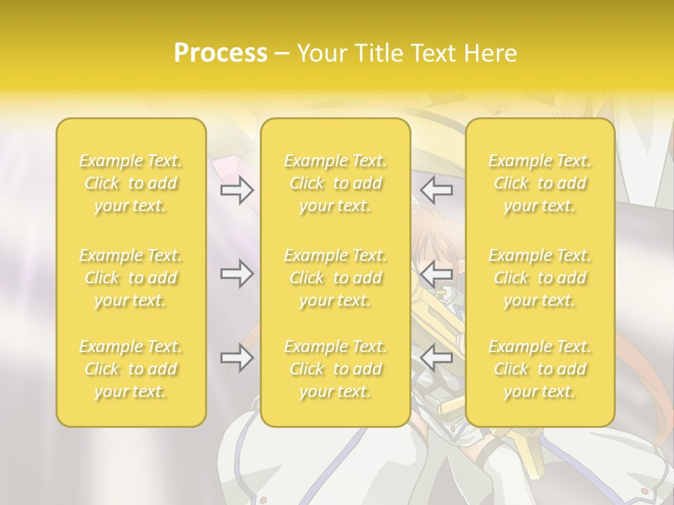 A Anime Character Holding A Sword With The Caption Name Of Presentation Company Name PowerPoint Template