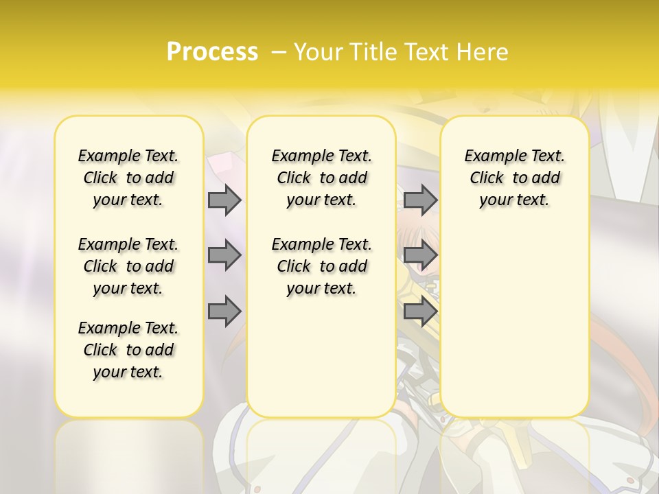 A Anime Character Holding A Sword With The Caption Name Of Presentation Company Name PowerPoint Template