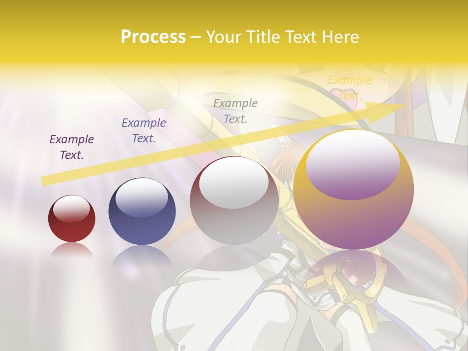 A Anime Character Holding A Sword With The Caption Name Of Presentation Company Name PowerPoint Template