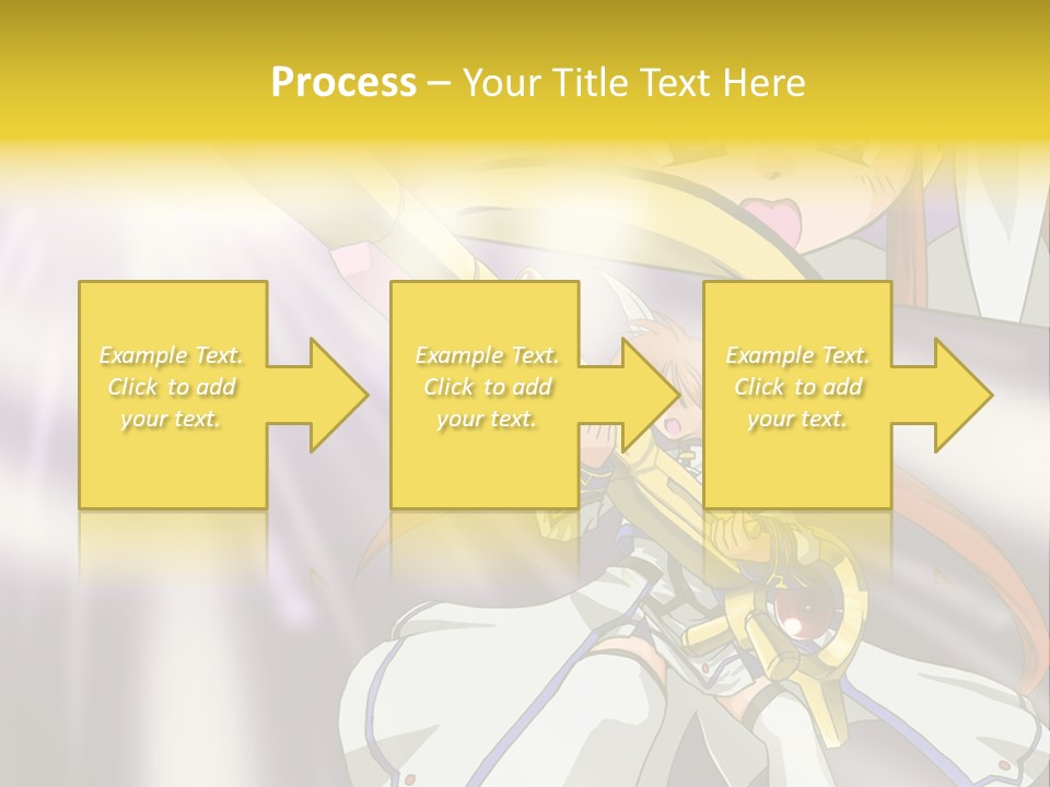 A Anime Character Holding A Sword With The Caption Name Of Presentation Company Name PowerPoint Template