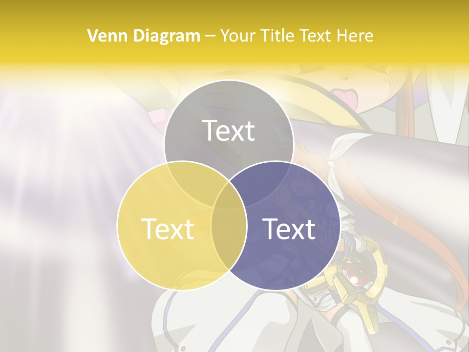 A Anime Character Holding A Sword With The Caption Name Of Presentation Company Name PowerPoint Template