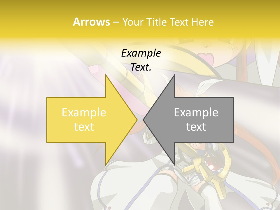 A Anime Character Holding A Sword With The Caption Name Of Presentation Company Name PowerPoint Template