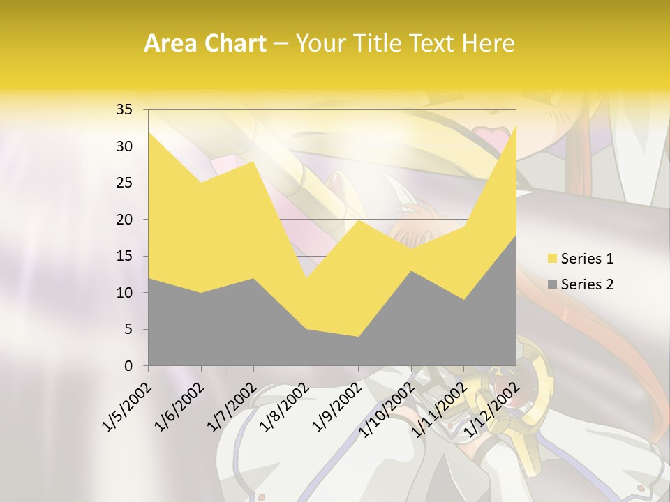 A Anime Character Holding A Sword With The Caption Name Of Presentation Company Name PowerPoint Template