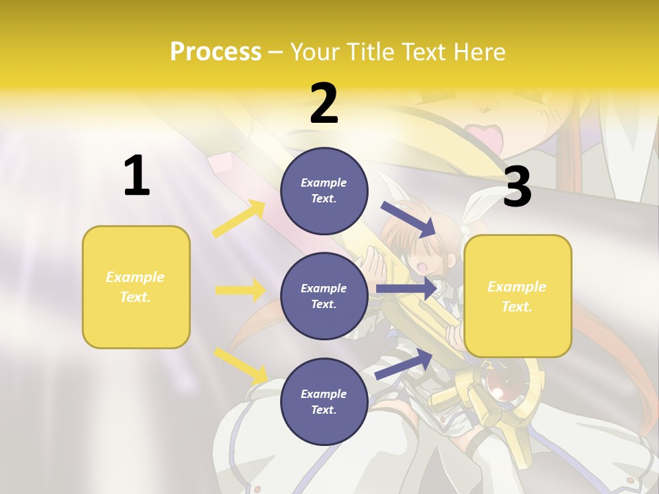 A Anime Character Holding A Sword With The Caption Name Of Presentation Company Name PowerPoint Template