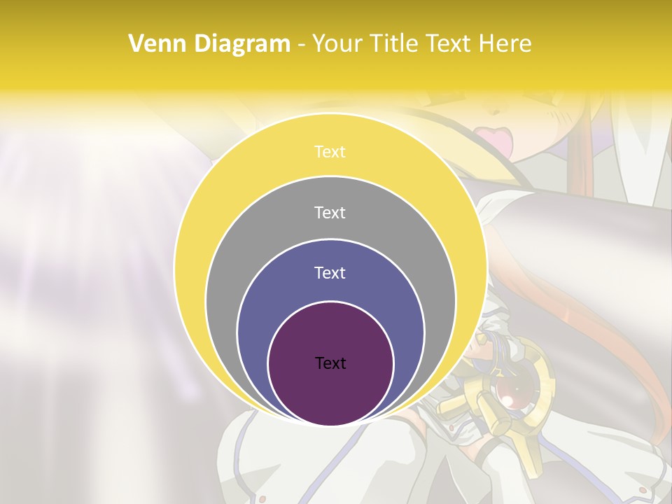 A Anime Character Holding A Sword With The Caption Name Of Presentation Company Name PowerPoint Template