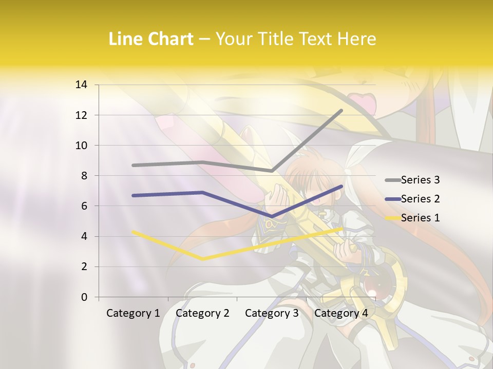A Anime Character Holding A Sword With The Caption Name Of Presentation Company Name PowerPoint Template