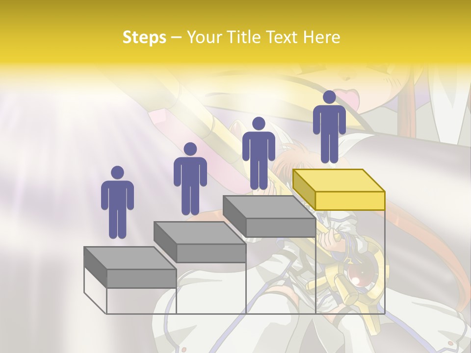 A Anime Character Holding A Sword With The Caption Name Of Presentation Company Name PowerPoint Template